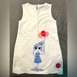 Smiling Button Boutique girls dress “smile”